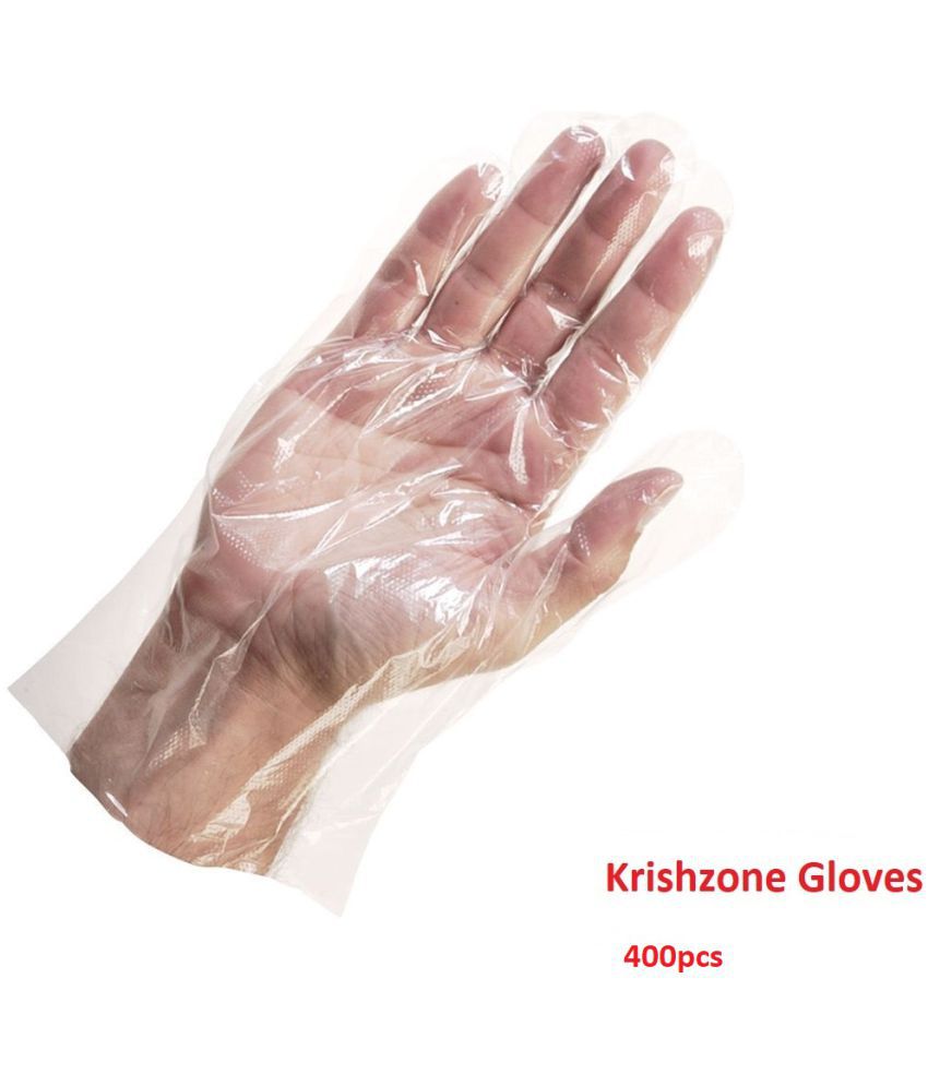     			Krishzone Plastic Large Cleaning Glove