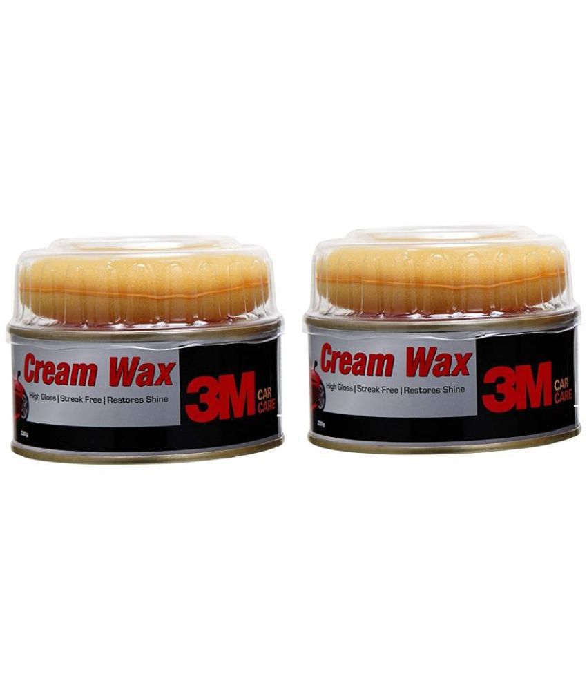     			3M Car Care Cream Wax 220g - Pack of 2