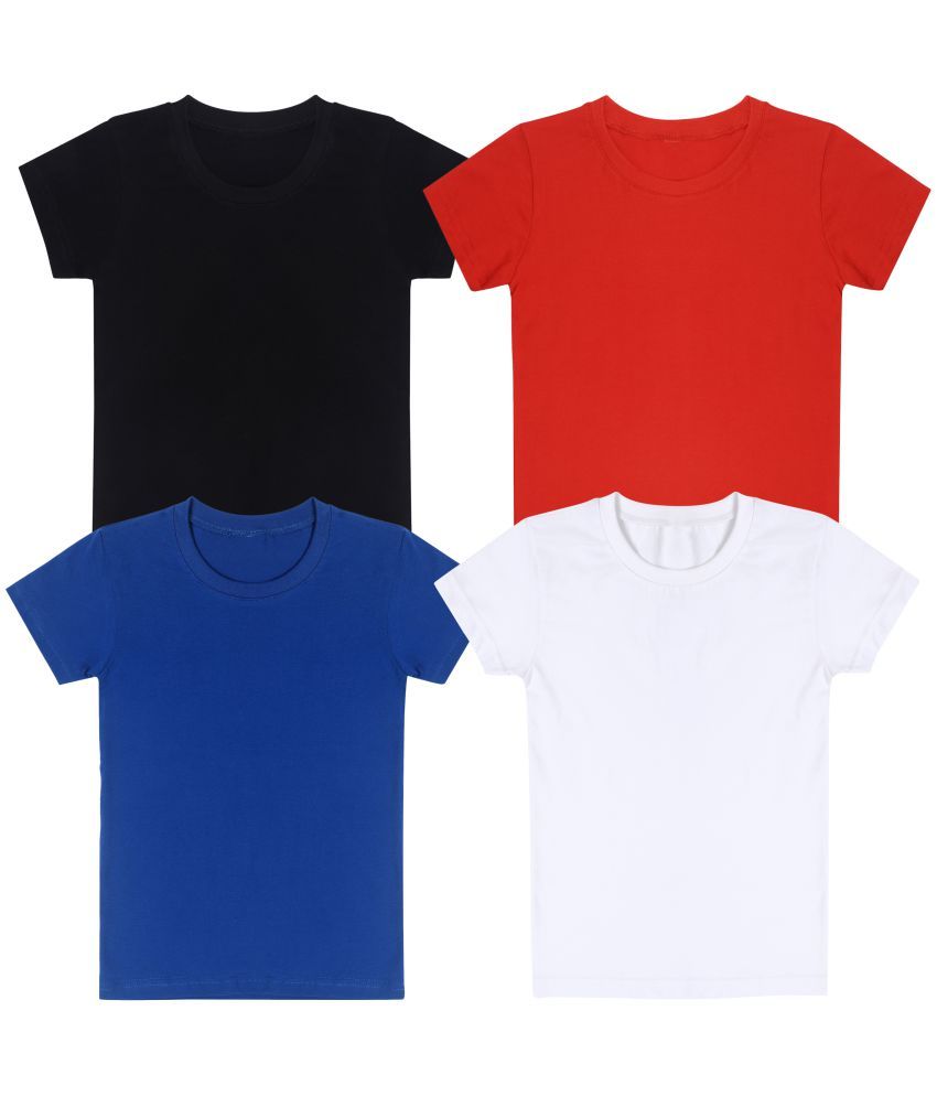     			Diaz Pack of 4 Boys 100% Cotton T-Shirt ( Multi Color )