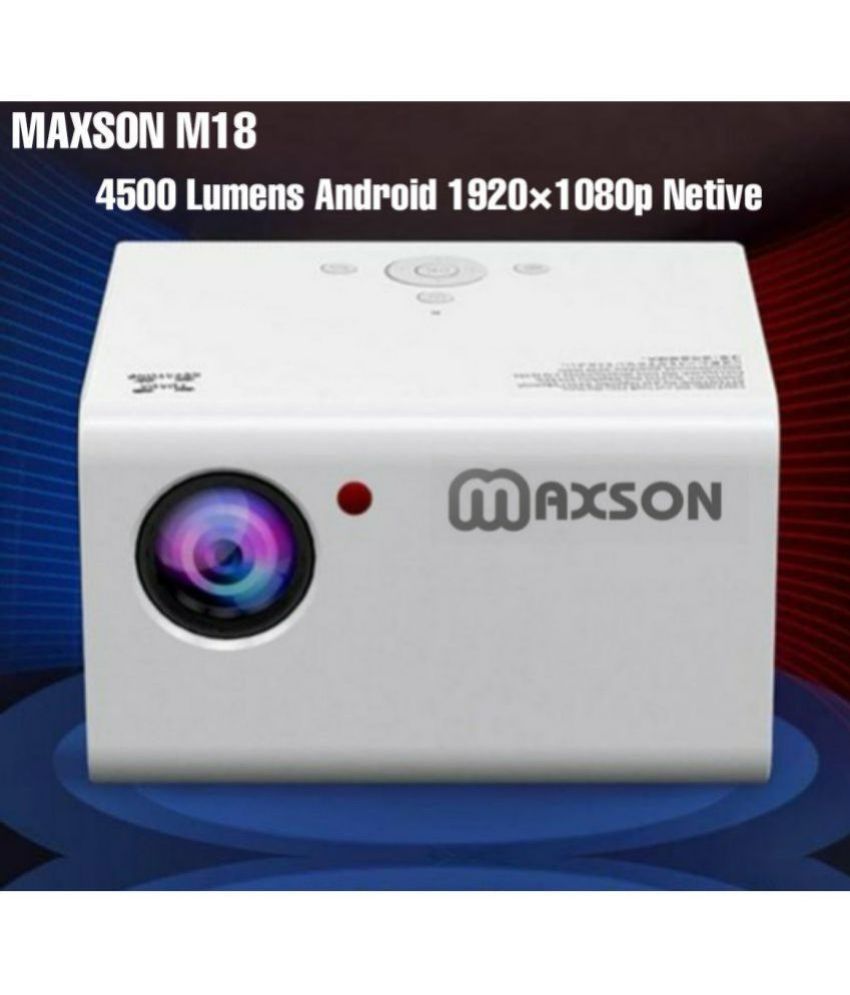 Maxson M18 ANDRIOD BT LED Projector 1920x1080 Pixels (HD)