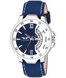 Lois Caron - Blue Leather Analog Men's Watch