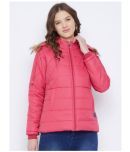 VERO AMORE Polyester Pink Parka Jackets Single