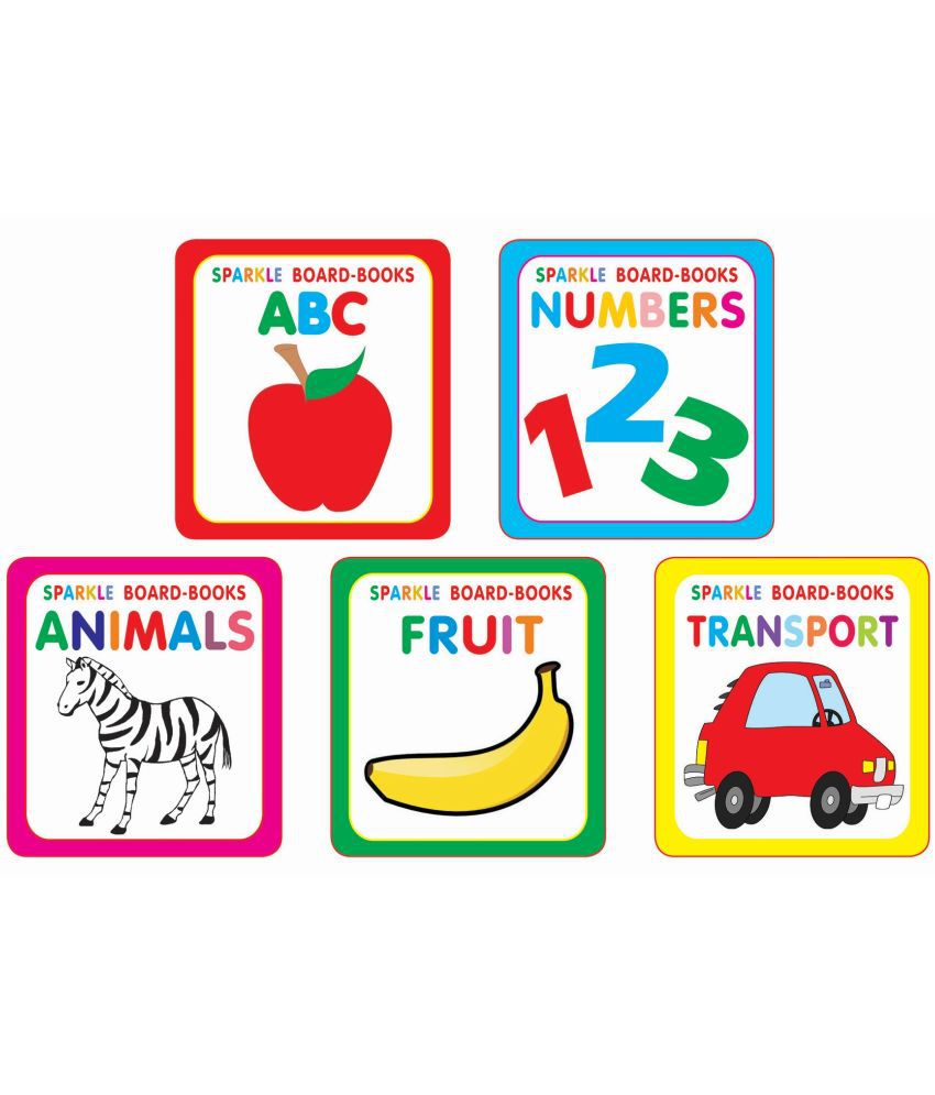     			Sparkle Board Book (1-5) Pack - Early Learning