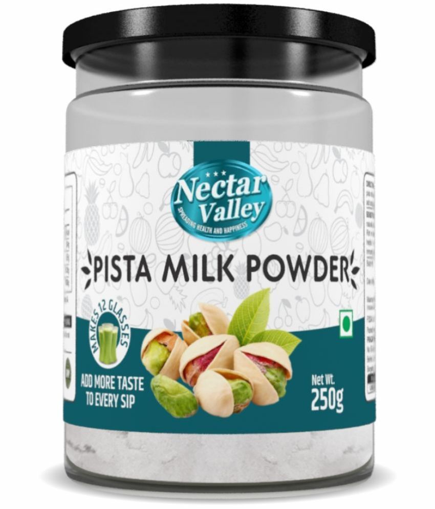 Nectar Valley  Pista Milkshake Powder, No Refined Sugar Added, Makes 12 Glasses  Milk Shake 250 g