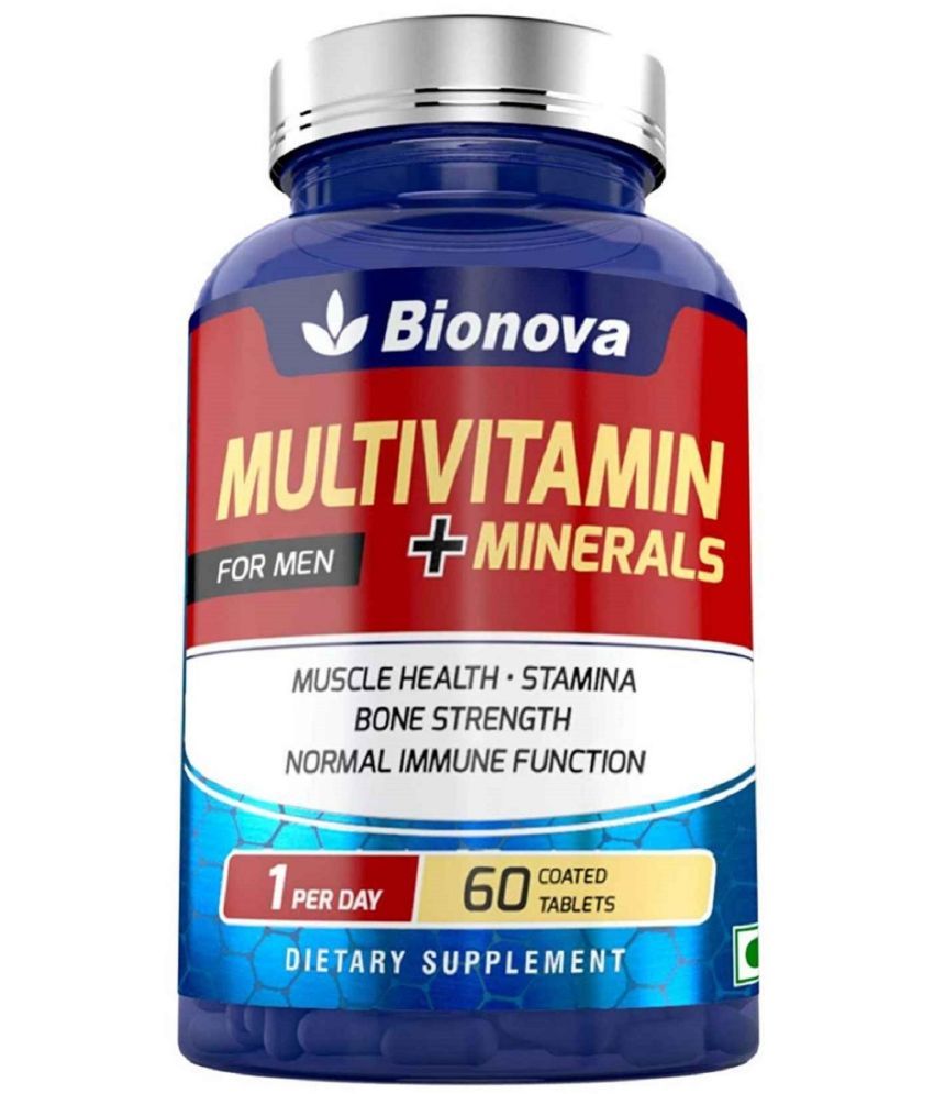Bionova Multivitamin + Minerals for Men, Energy, Immunity & Metabolism