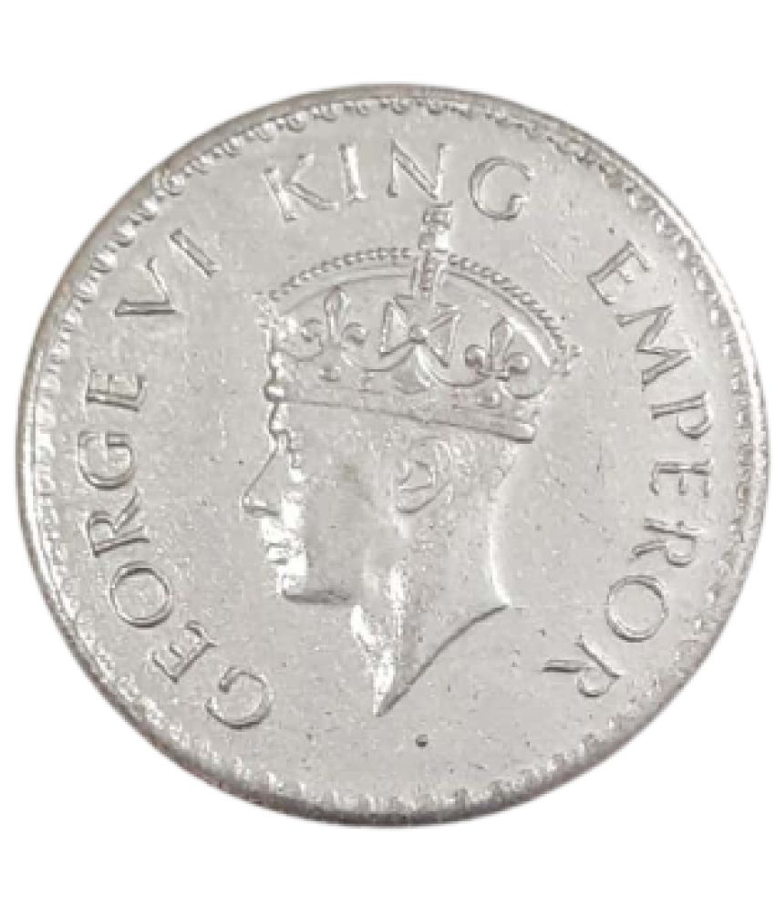     			Hop n Shop - 1939 George VI King Emperor Silver Plated Fancy Coin 1 Numismatic Coins