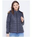 VERO AMORE Polyester Navy Parka Jackets Single