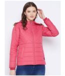 VERO AMORE Polyester Pink Parka Jackets Single