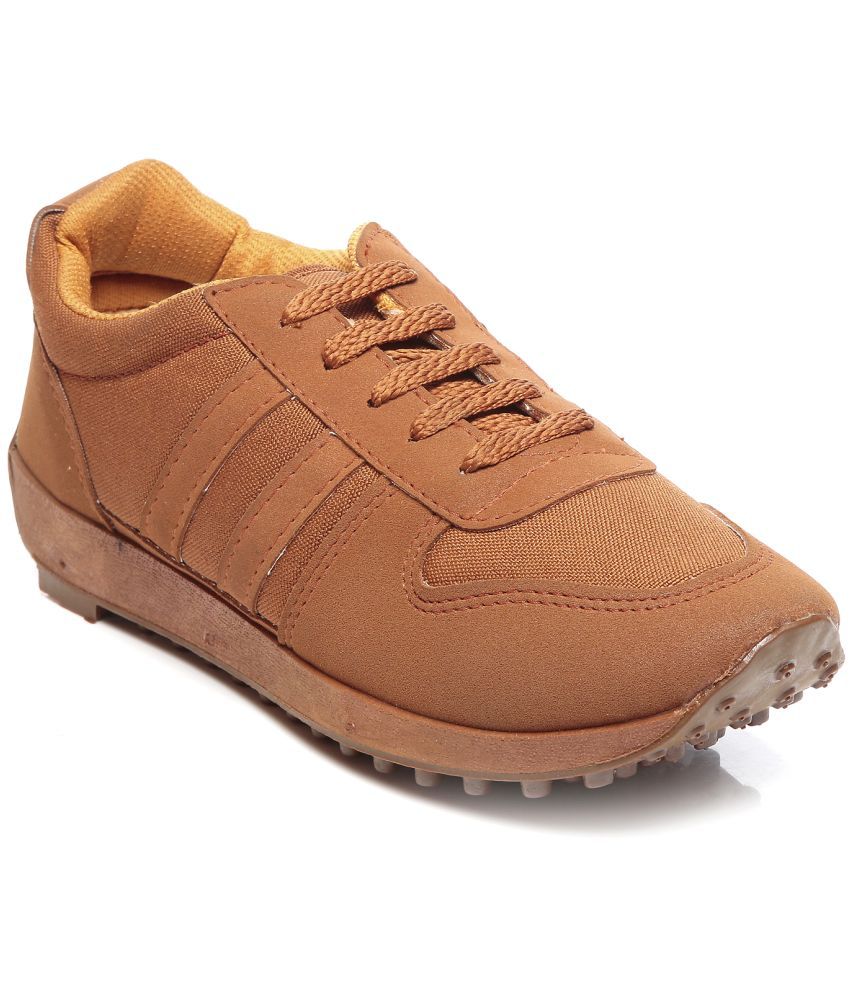     			UniStar Sneakers Tan Casual Shoes
