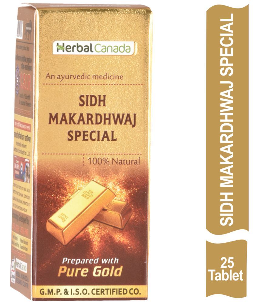     			Herbal Canada Sidh Makar Dwaj Special Tablet 25 no.s