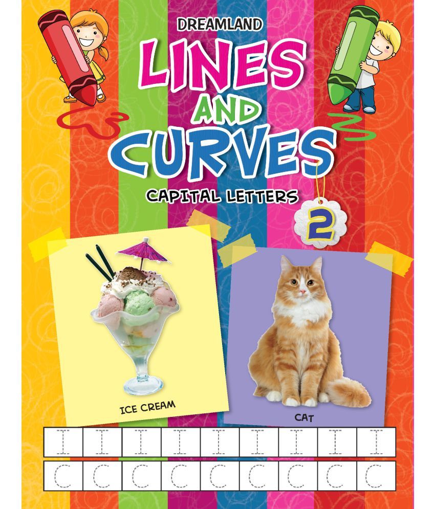     			Lines and Curves (Capital Letters) Part 2 - Early Learning Book