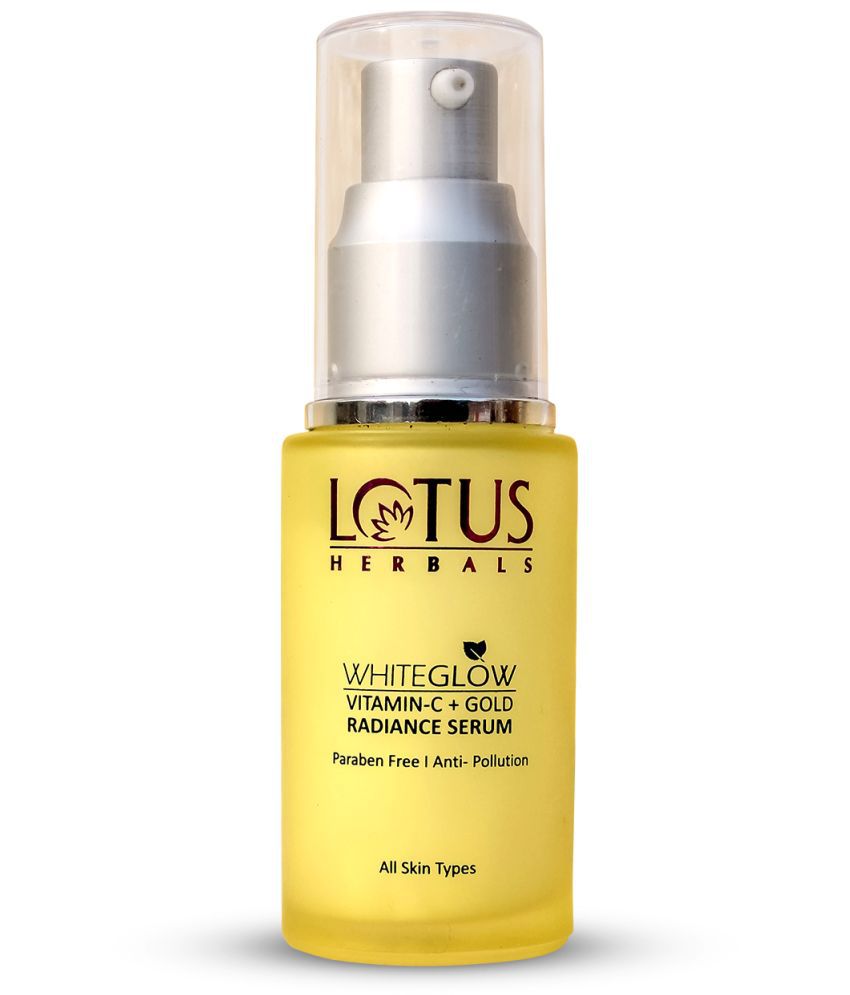     			Lotus Herbals WhiteGlow Vitamin C and Gold Radiance Face Serum, For Dull & Dry Skin, 30ml