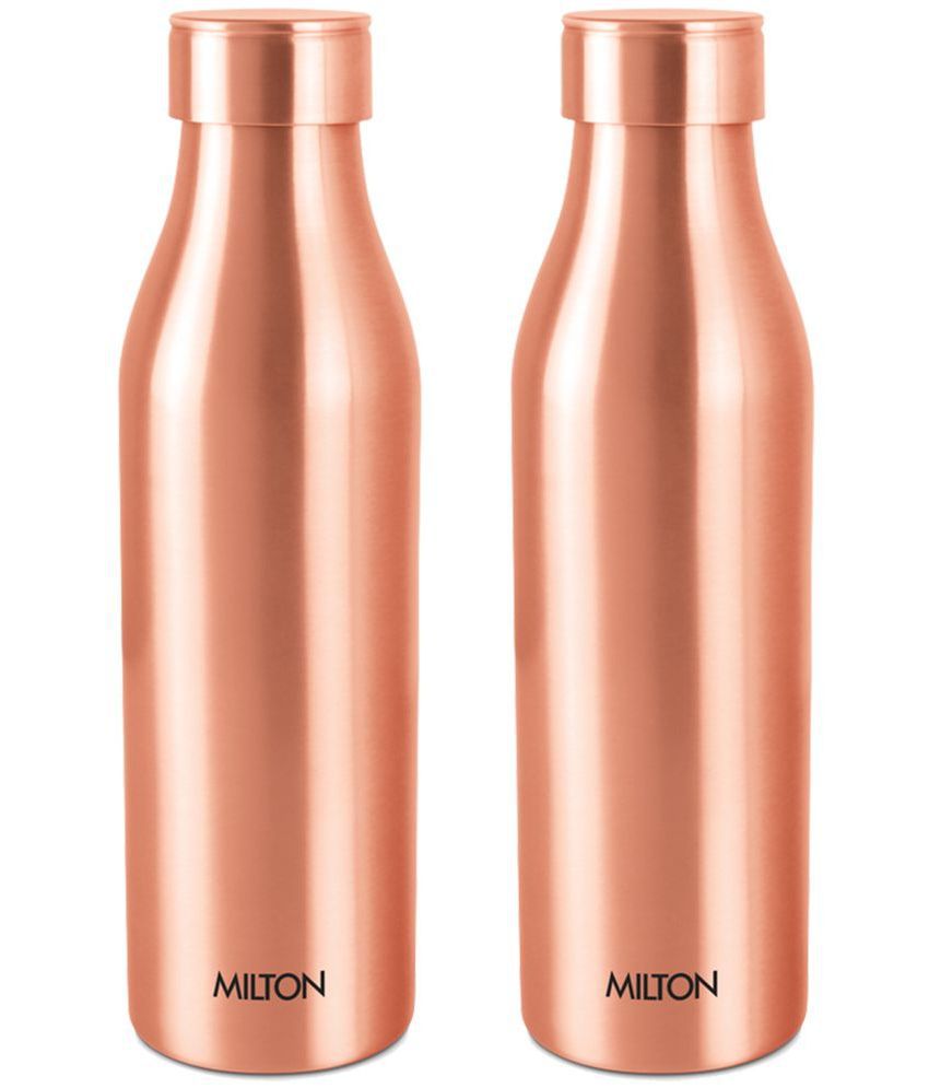     			Milton Copper Charge 1000 Water Bottle, Set of 2, 930 ml Each, Copper | 100% Leak Proof | Office Bottle | Gym Bottle | Yoga Bottle | Home | Kitchen | Hiking | Treking Bottle | Travel Bottle