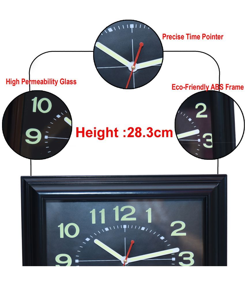 Sigaram Rectangular Analog Wall Clock ( 5 x 29 cm ) Buy Sigaram