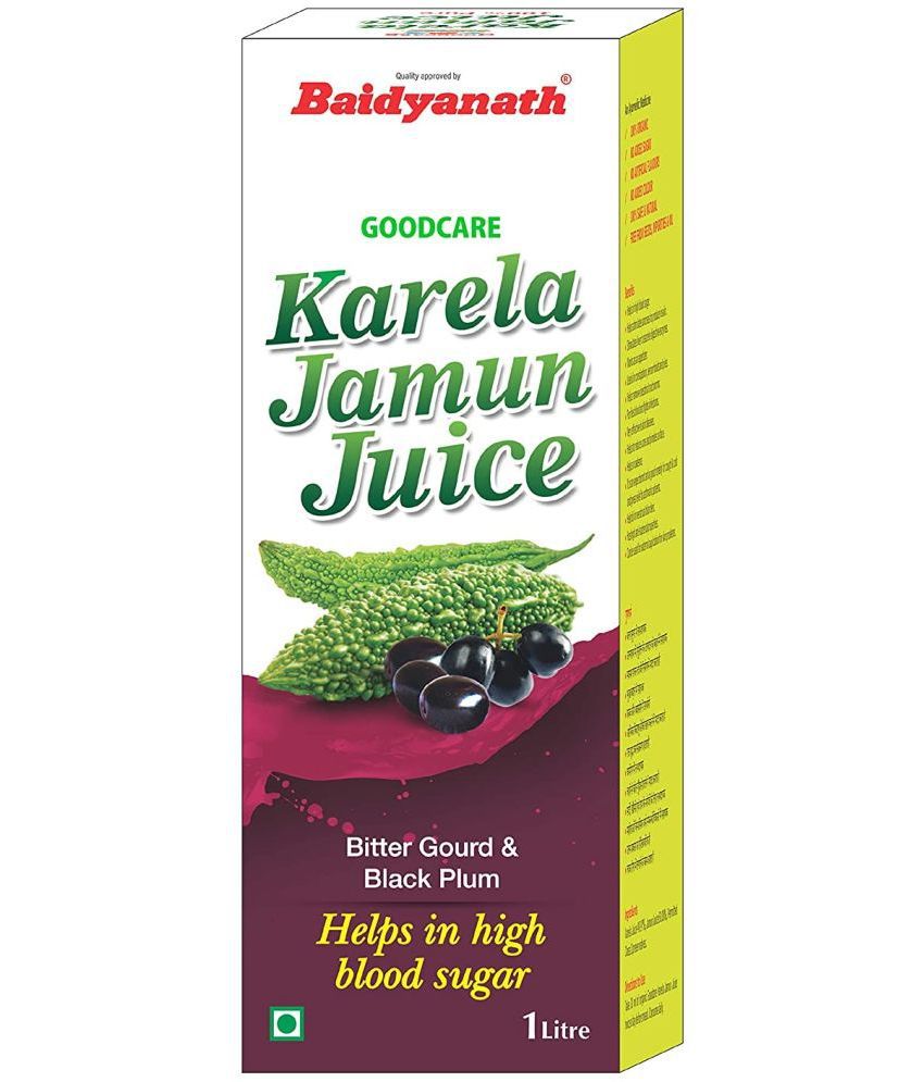     			Baidyanath Karela Jamun Juice Liquid 1 l Pack Of 1