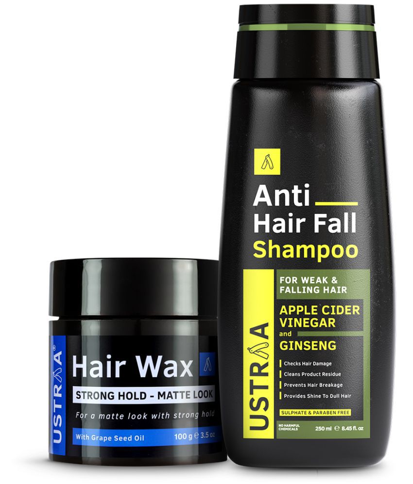     			Ustraa Hair Wax Matte Look - 100g & Anti Hair Fall Shampoo - 250ml