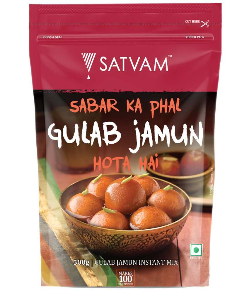 SATVAM Gulab Jamun Instant Mix 500 gm