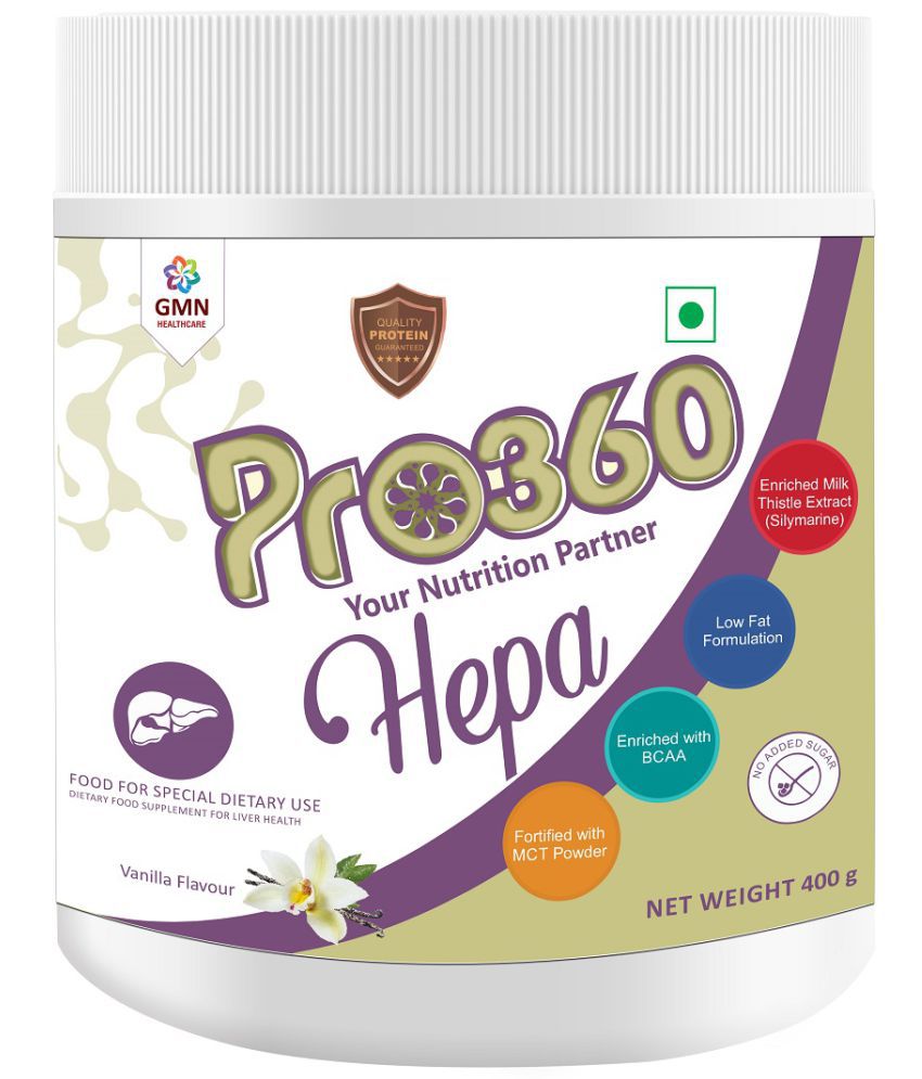 PRO360 Hepa Liver care protein powder Health Drink Powder 400 gm Vanilla