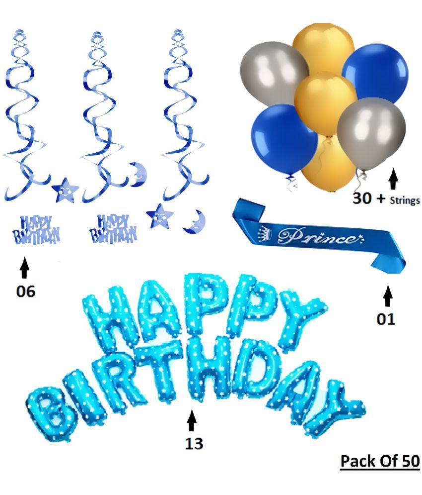 Shopperskart® Happy Birthday Decoration kit For Party Celebration(Pack