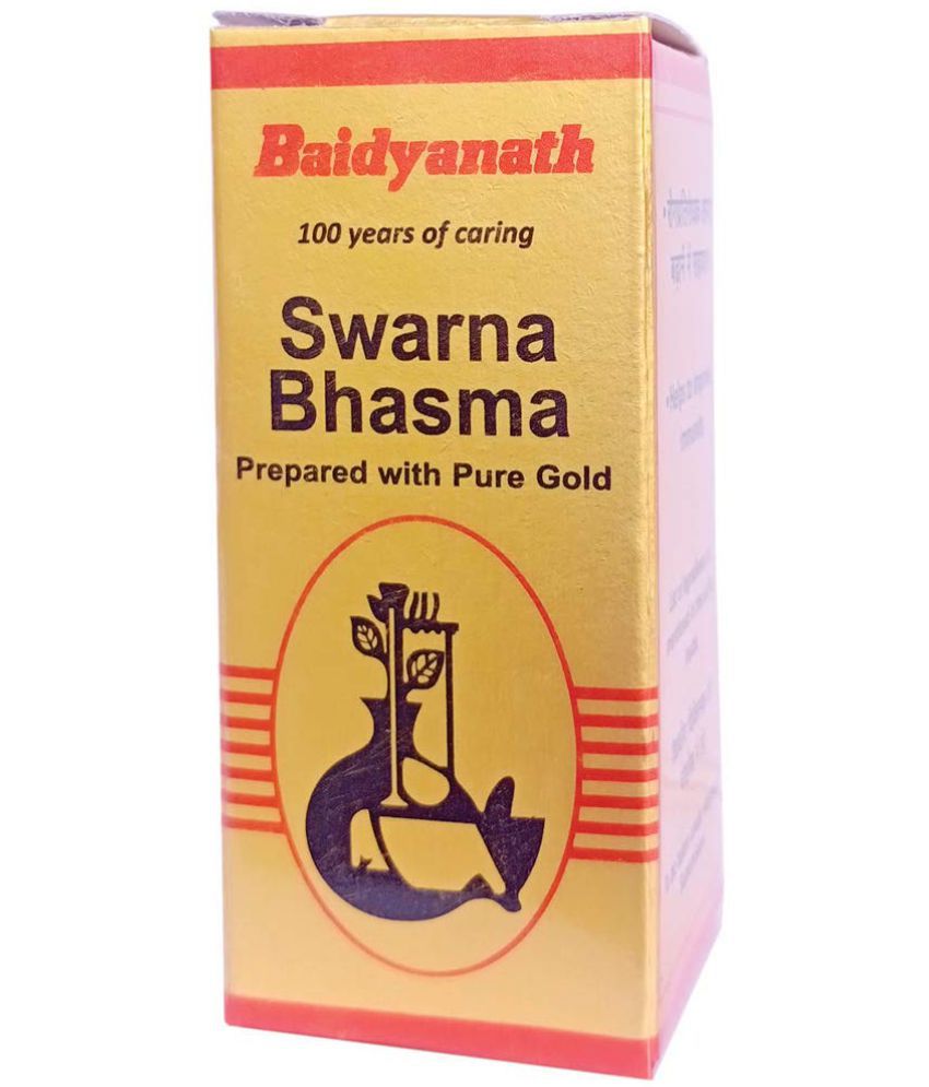     			Baidyanath Nagpur Swarna Bhasma with Pure Gold Powder 125 mg Pack of 1