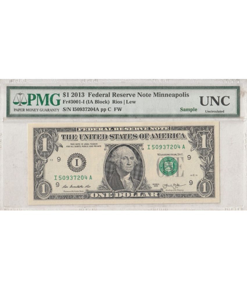     			(PMG Graded) 1 Dollar United States of America UNC Grade Pack of 1