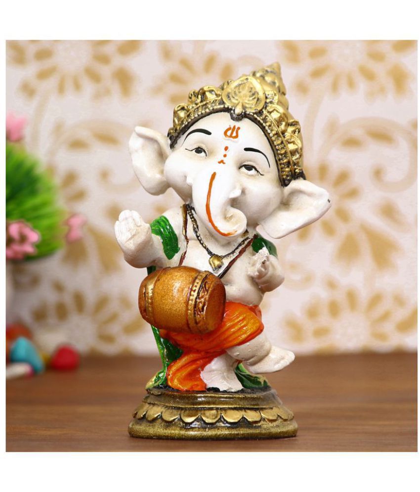     			eCraftIndia Showpiece Resin Ganesha Idol 7 x 8 cms Pack of 1