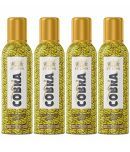 ST.JOHN Cobra No Gas Music Perfume Deodorant Body Spray For Men 100ml Each (400ml) - Pack of 4