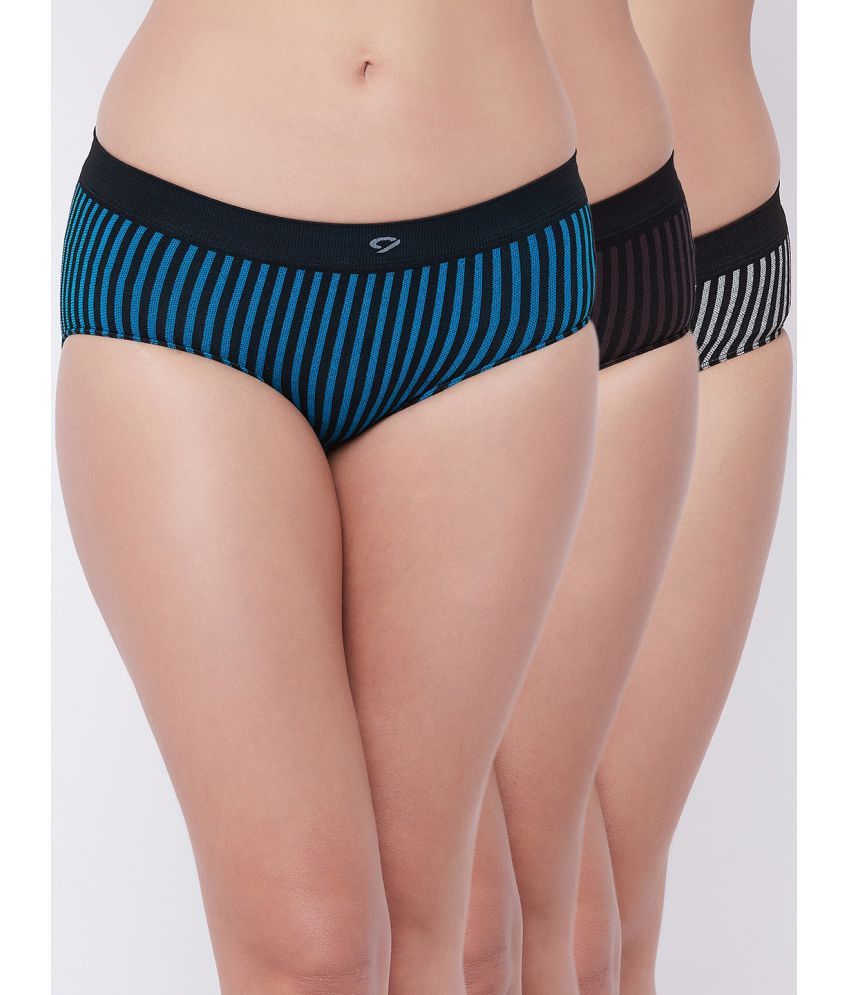     			C9 Airwear Pack of 3 Nylon Women's Briefs ( Multi Color )