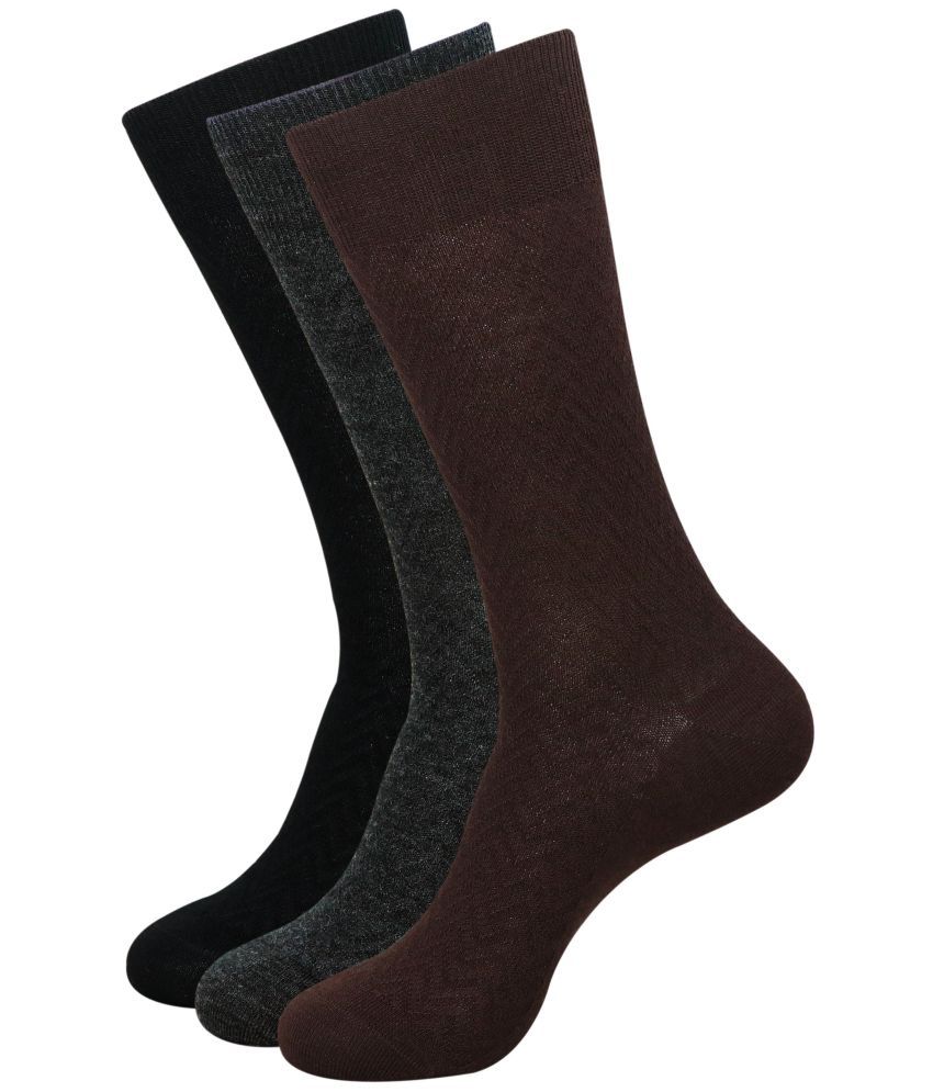     			Balenzia Woollen Mid Length Socks Pack of 3