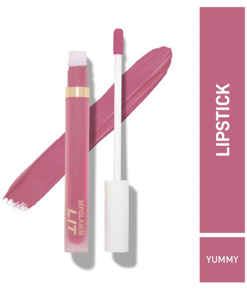     			MyGlamm LIT Liquid Velvet Matte Lipstick-Yummy-3ml