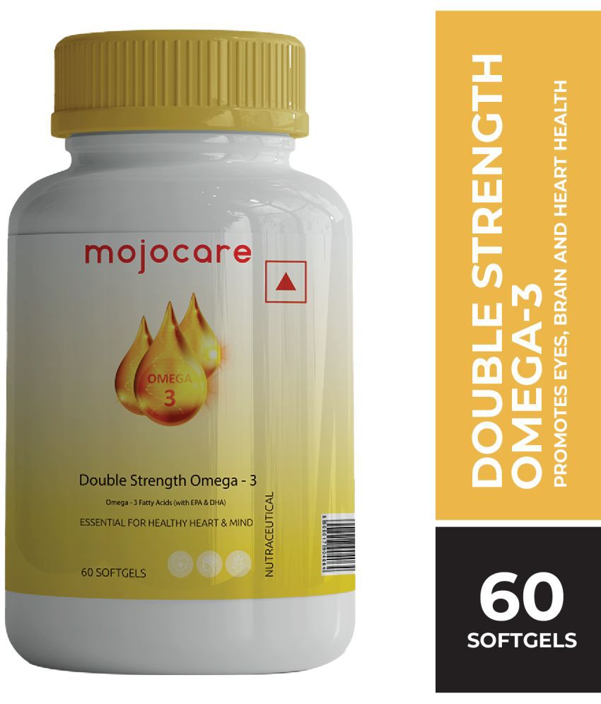 Mojocare Triple Strength Omega 3 Fish Oil Capsules Tablets 60 no.s