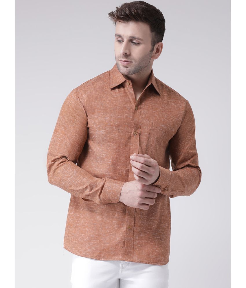 RIAG Linen Brown Shirt Single