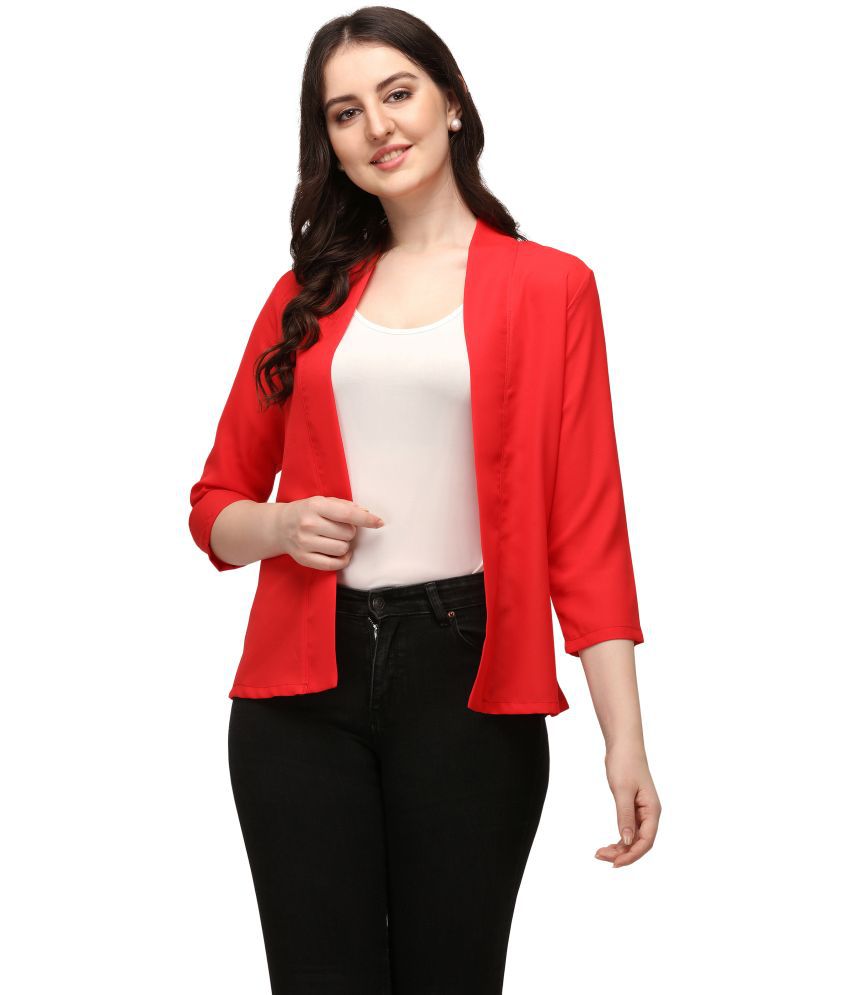 Smarty Pants Cotton Red Jackets Single