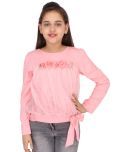 Cutecumber Girls Georgette Tops ( Pink )