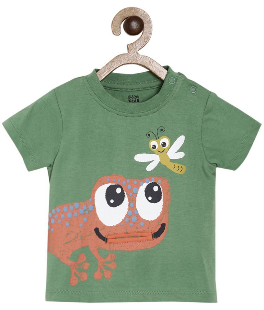     			MINIKLUB Baby Boy Green Color T-Shirt