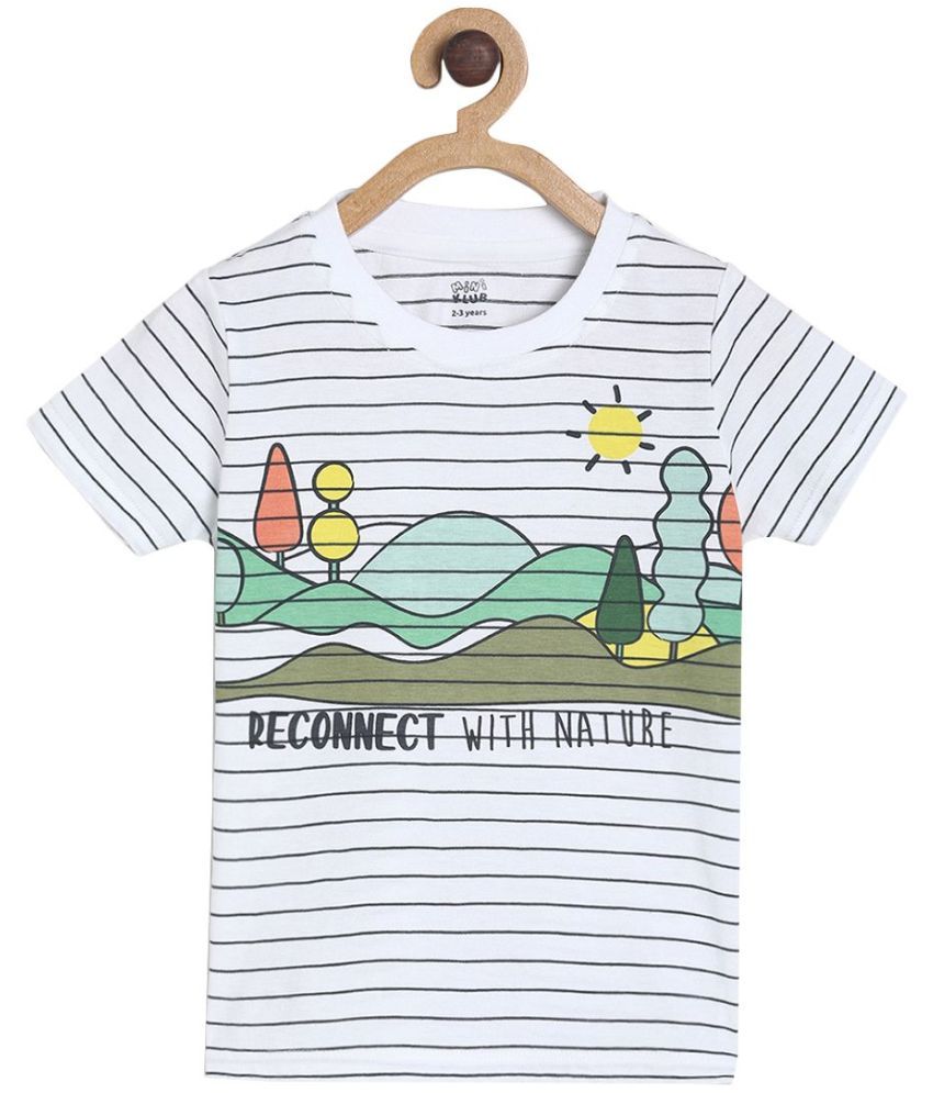     			MINIKLUB Baby Boy White Color T-Shirt