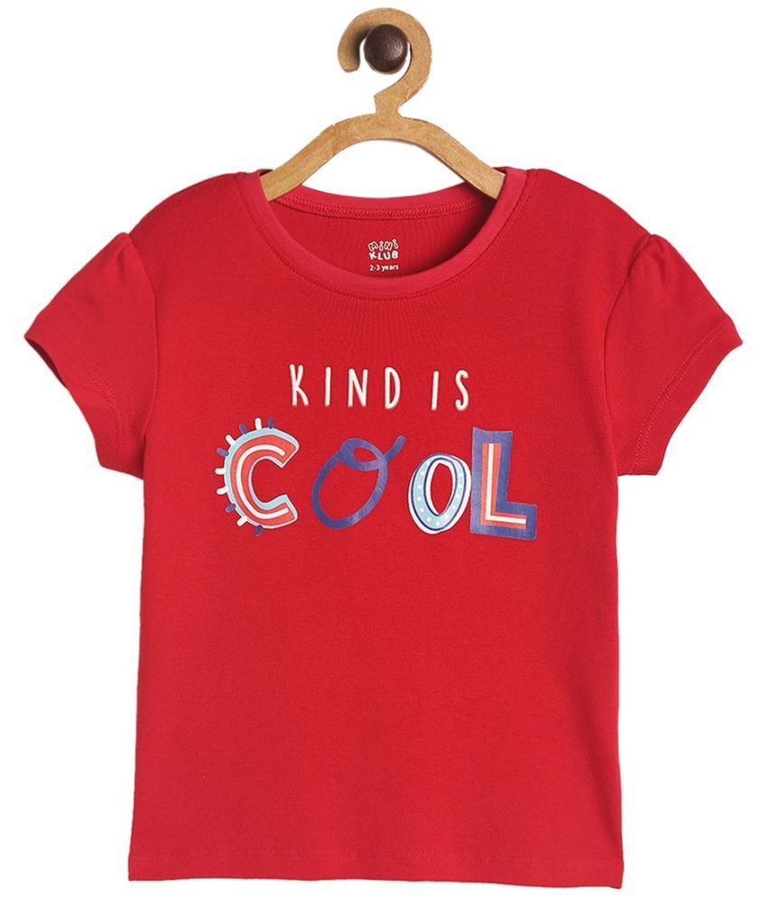     			MINIKLUB Baby Girl Red Color Knit Top