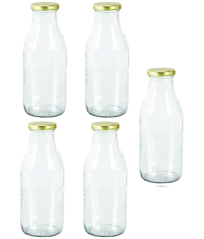     			AFAST Airtight Storage  Glass Food Container Set of 5 300 mL