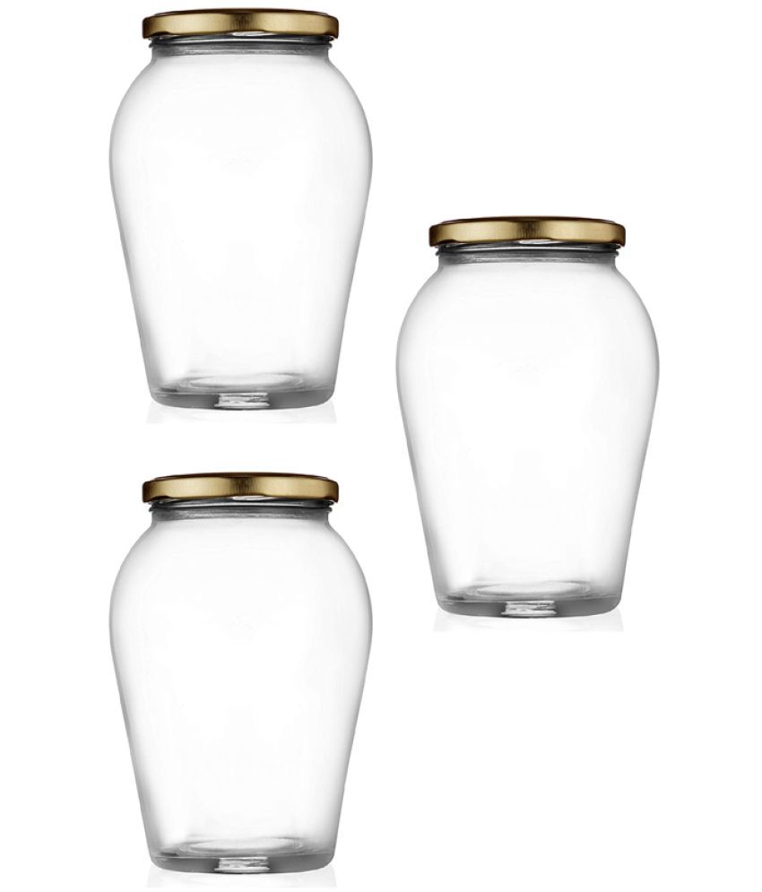    			AFAST Airtight Storage  Glass Food Container Set of 3 1000 mL