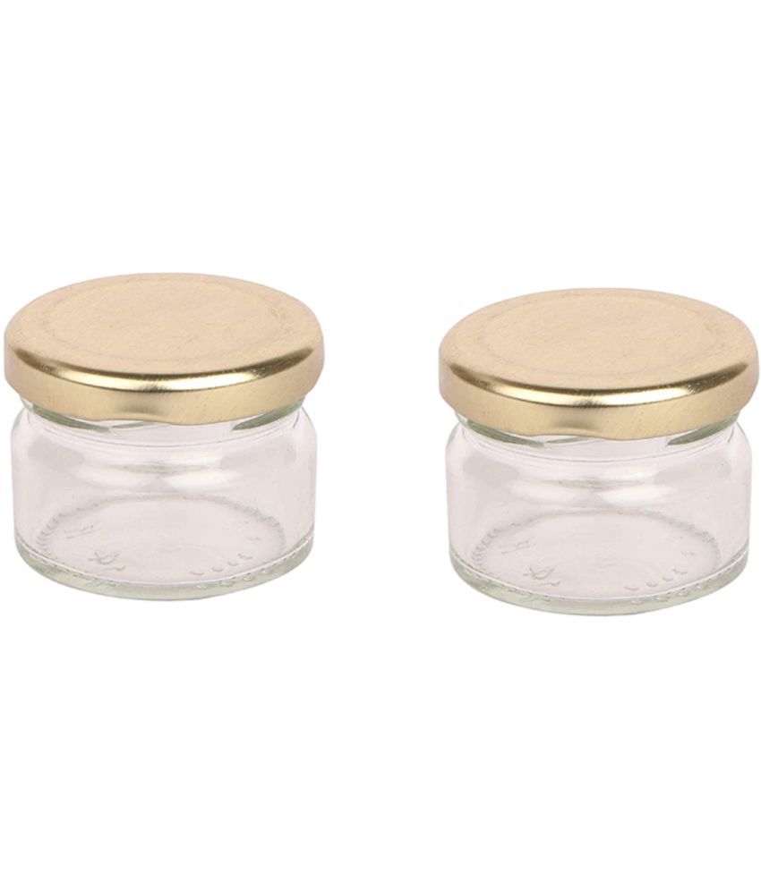     			AFAST Airtight Storage  Glass Food Container Set of 2 50 mL