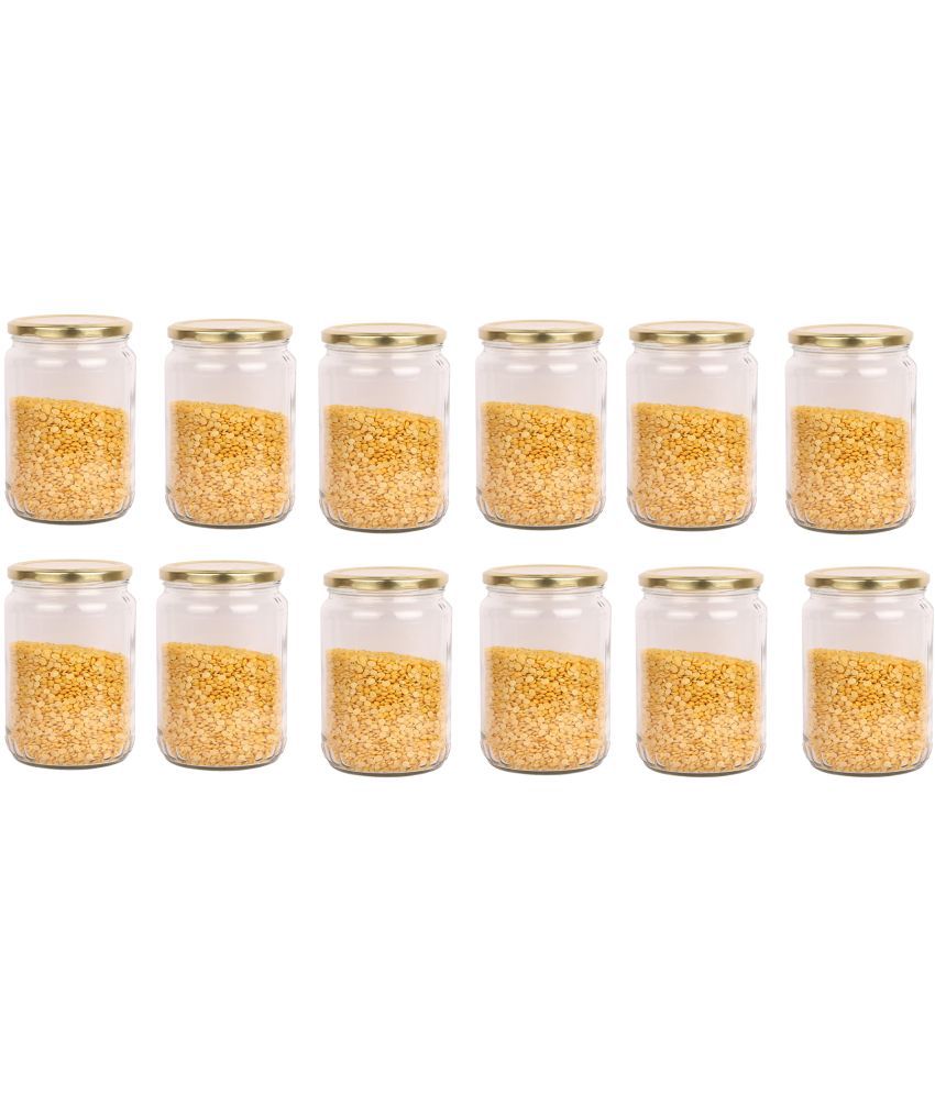     			AFAST Airtight Storage  Glass Food Container Set of 12 400 mL