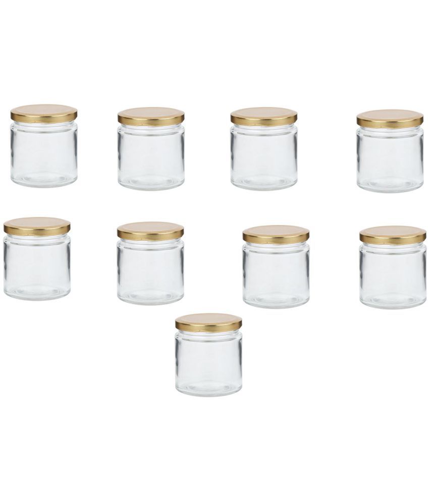     			AFAST Airtight Storage  Glass Food Container Set of 9 100 mL