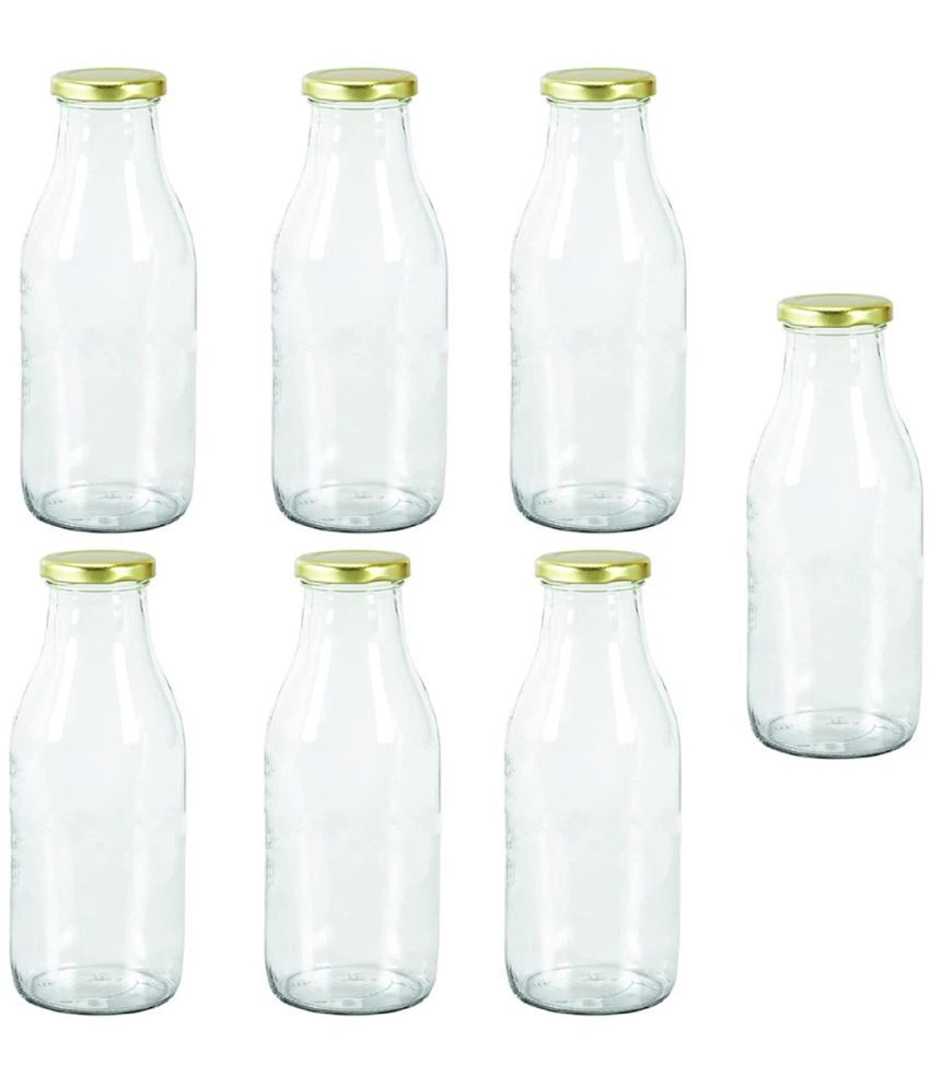     			AFAST Airtight Storage  Glass Food Container Set of 7 500 mL