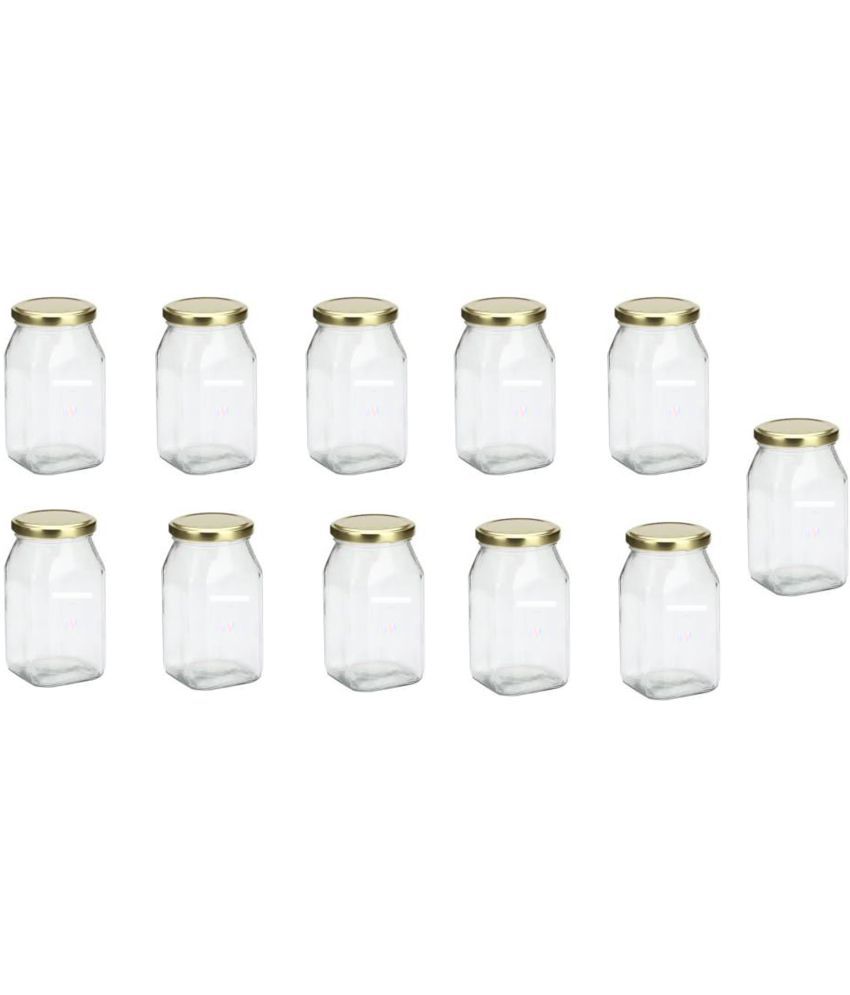     			AFAST Airtight Storage  Glass Food Container Set of 11 400 mL