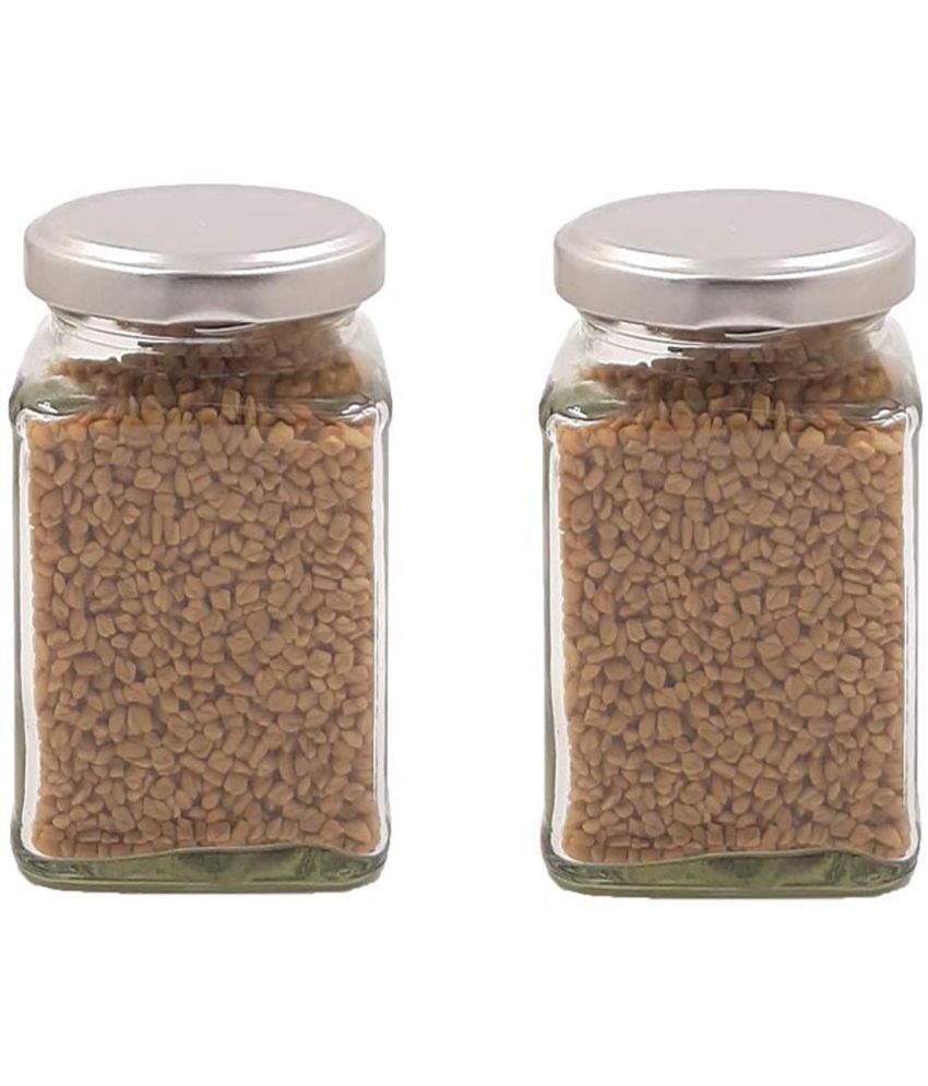     			AFAST Airtight Storage  Glass Food Container Set of 2 250 mL