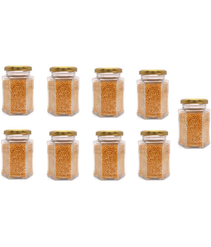     			AFAST Airtight Storage  Glass Food Container Set of 9 400 mL