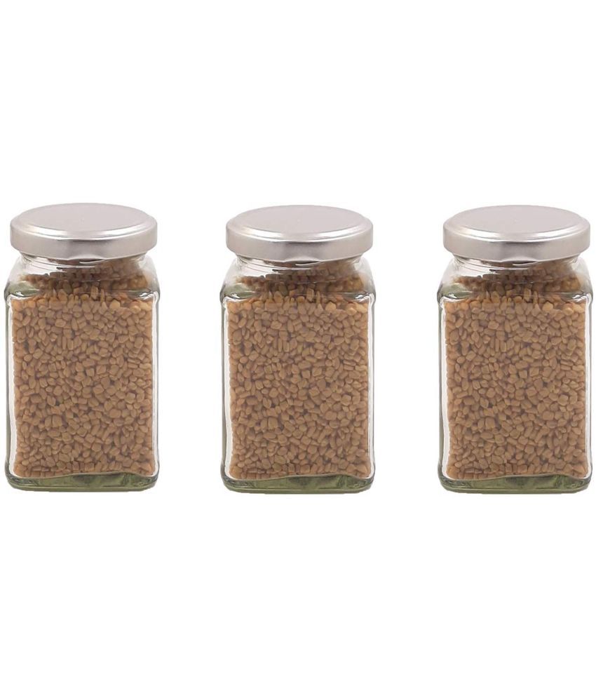     			AFAST Airtight Storage  Glass Food Container Set of 3 250 mL