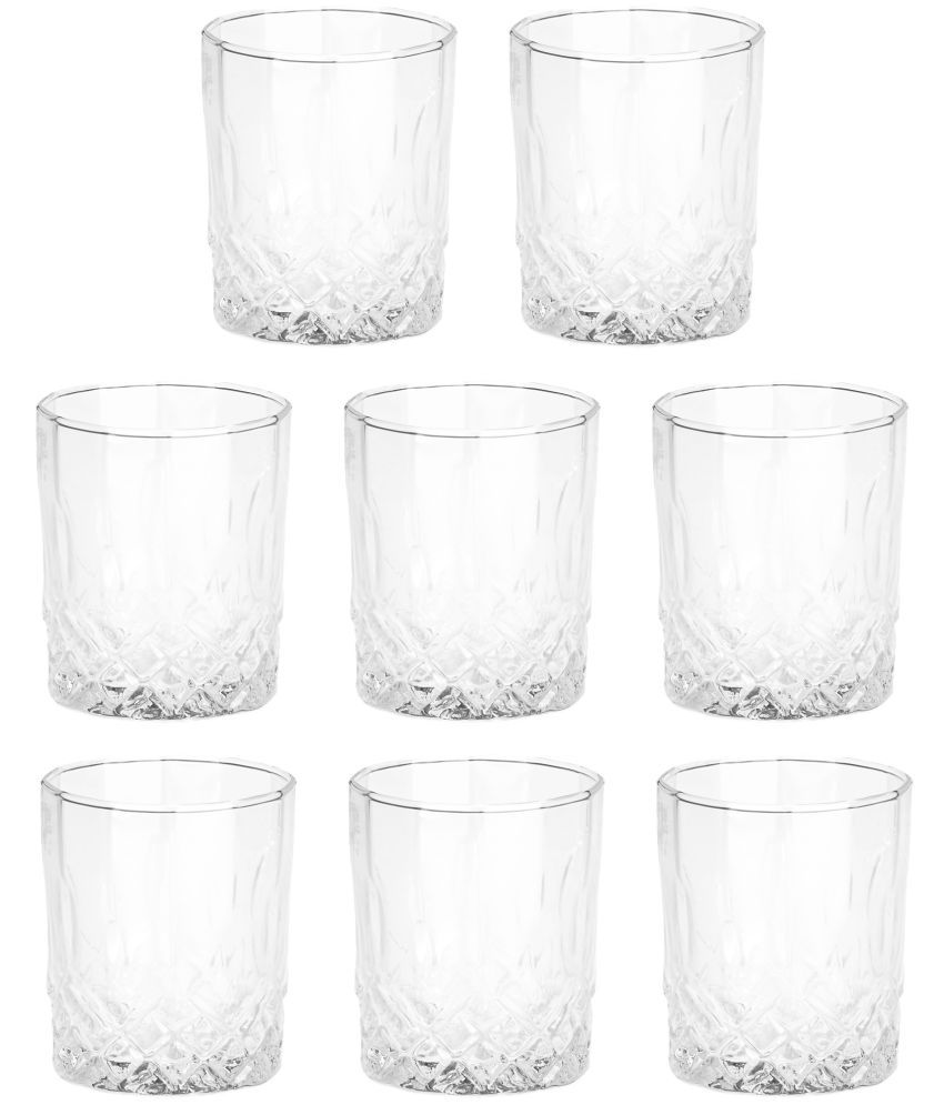     			Afast Whisky  Glasses Set,  200 ML - (Pack Of 8)