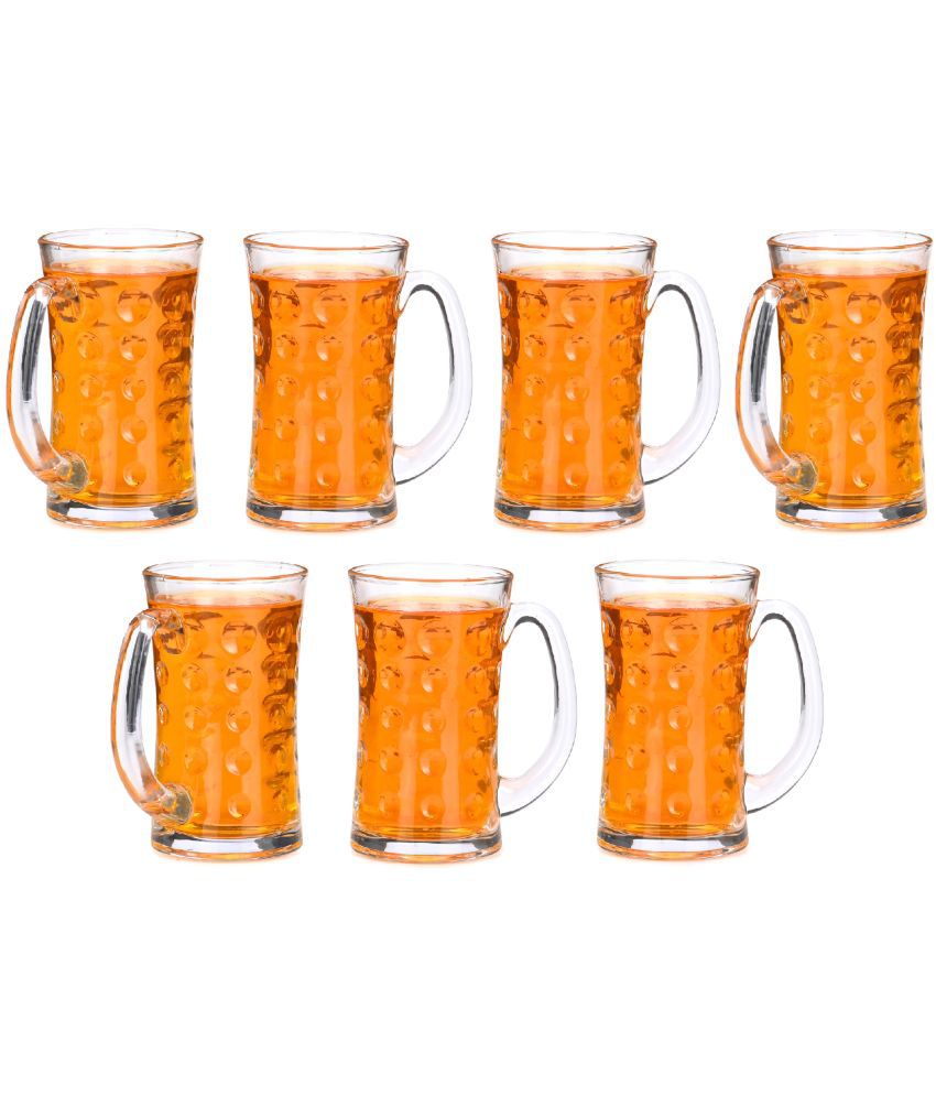     			Afast Beer Mug Glasses Set,  400 ML - (Pack Of 7)