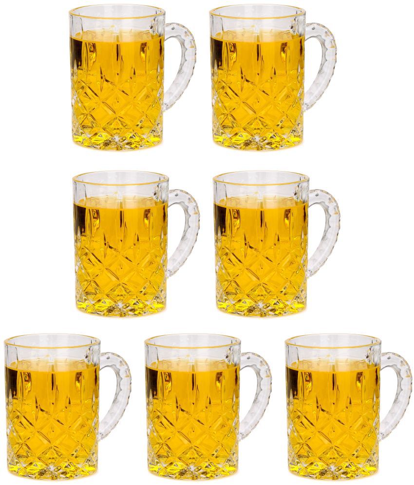     			Afast Beer Mug Glasses Set,  450 ML - (Pack Of 8)